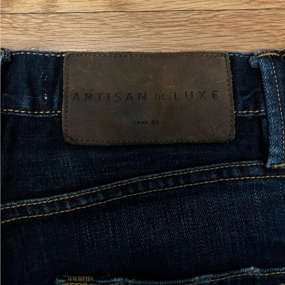 Artisan de Luxe Tapered Regular Fit Denim Blue Jeans Men’s Size 29 - Picture 12 of 13